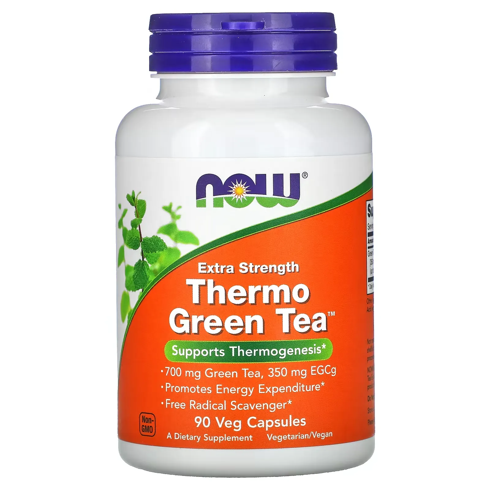 Thermo Green Tea, Extra Strength, 90 Veg Capsules