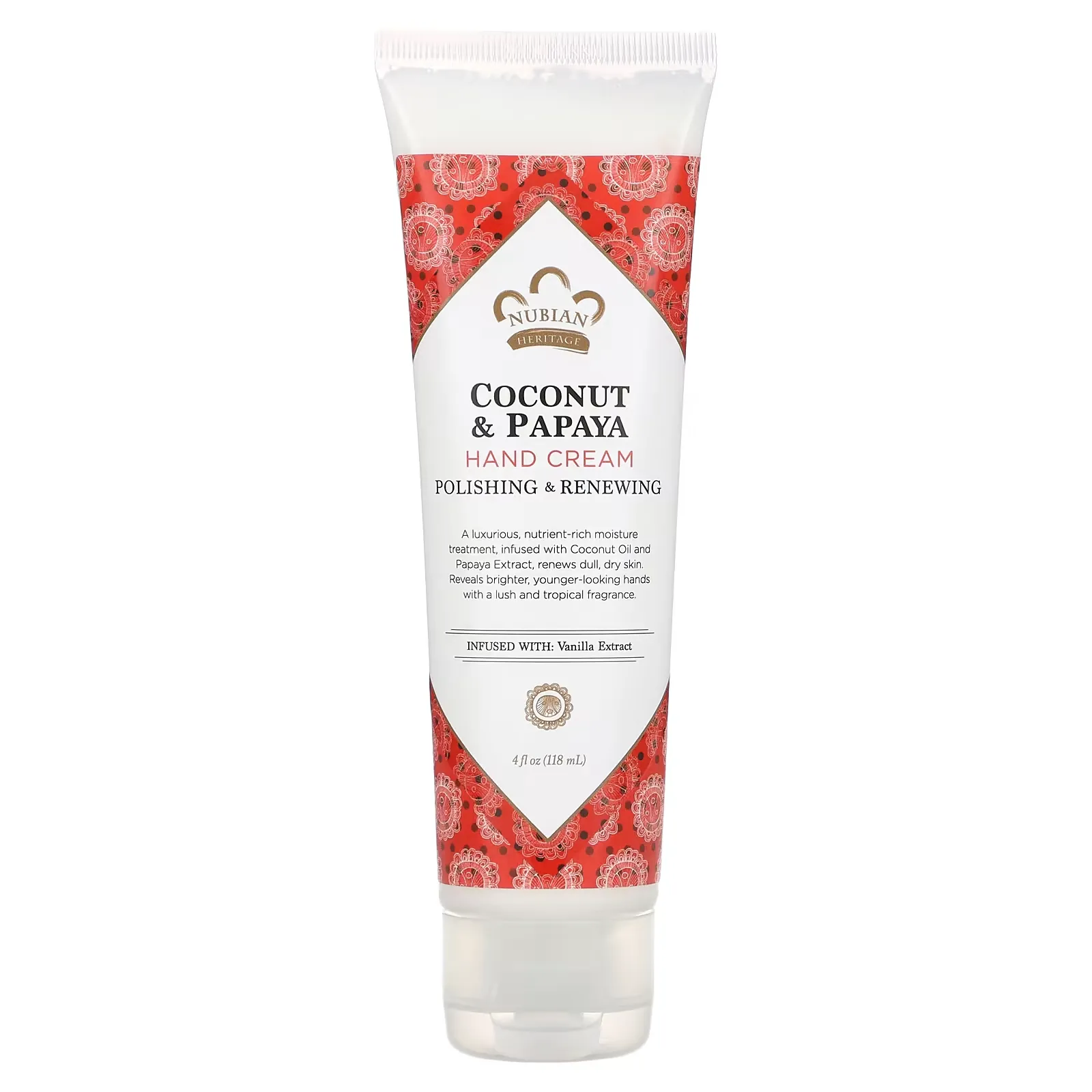 Hand Cream, Coconut & Papaya, 4 fl oz (118 ml)