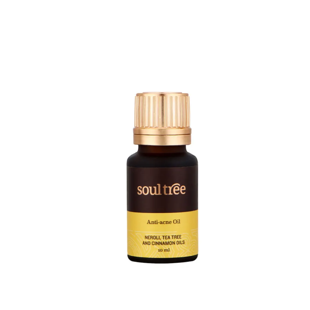 SoulTree Anti-Acne Face Oil With Nerol Tea Tree & Cinnamon Oils