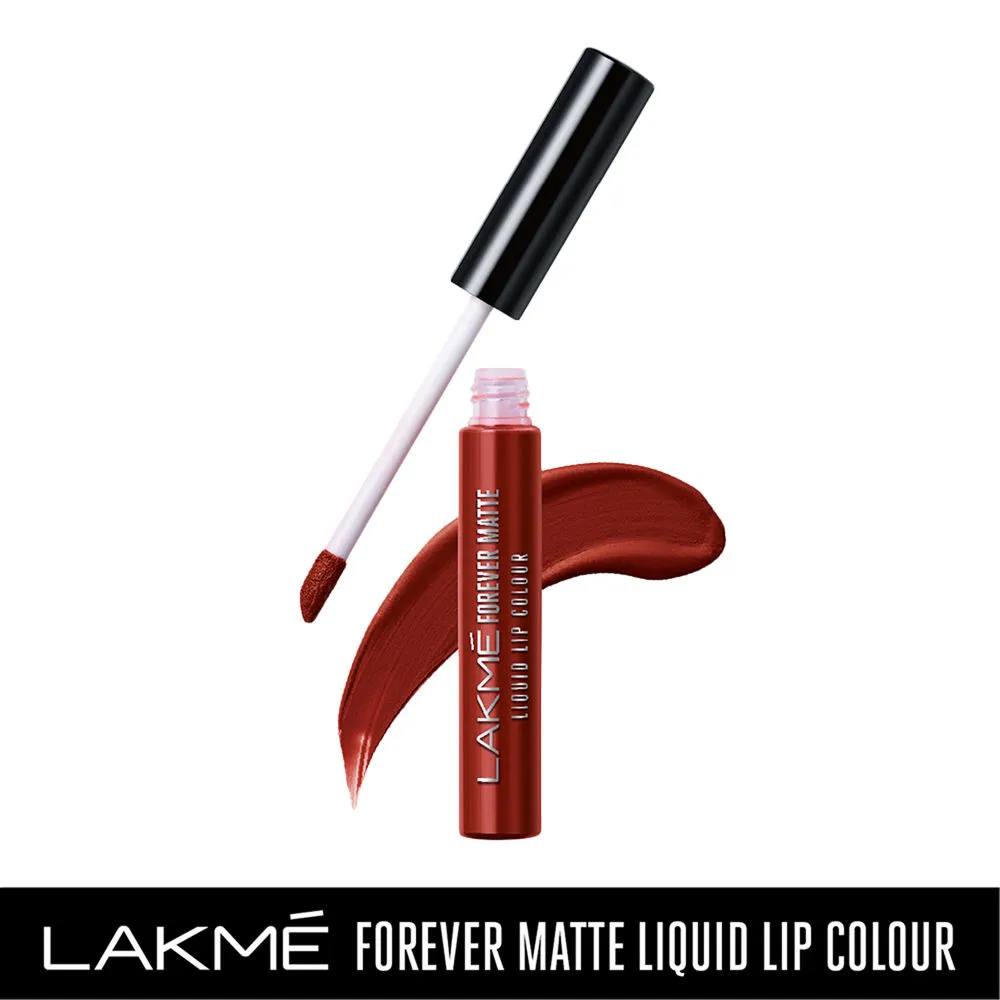 Lakme Forever Matte Liquid Lip Color - Red Cherry