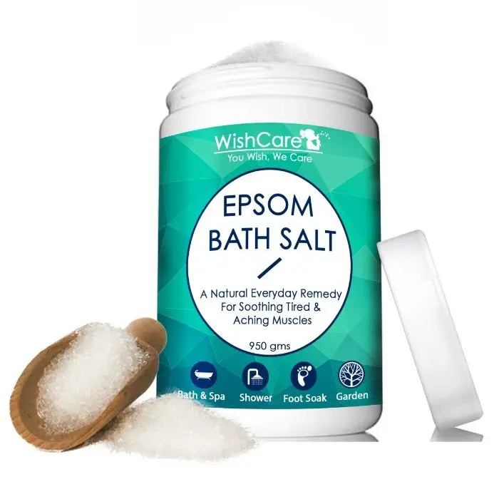 Wishcare Epsom Bath Salt - For Soothing, Tired and Aching Muscles- 950 gms