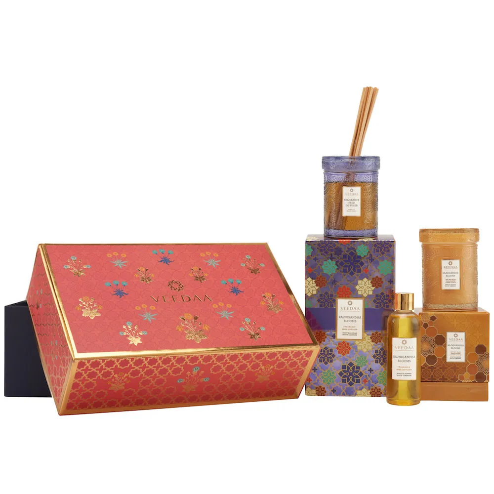 Veedaa Candles Rajnigandha Blooms Grande Gift Set