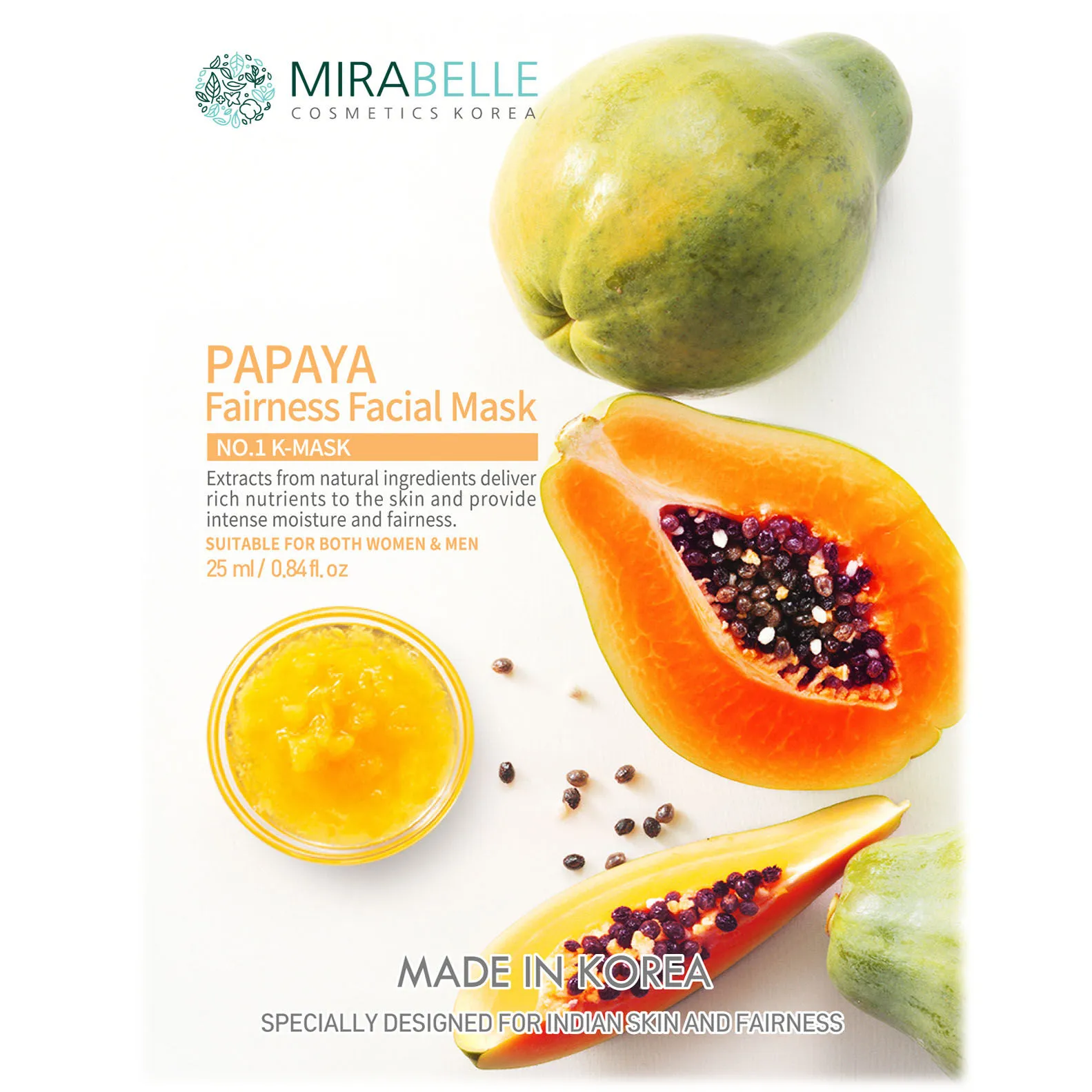 Mirabelle Korea Papaya Facial Mask