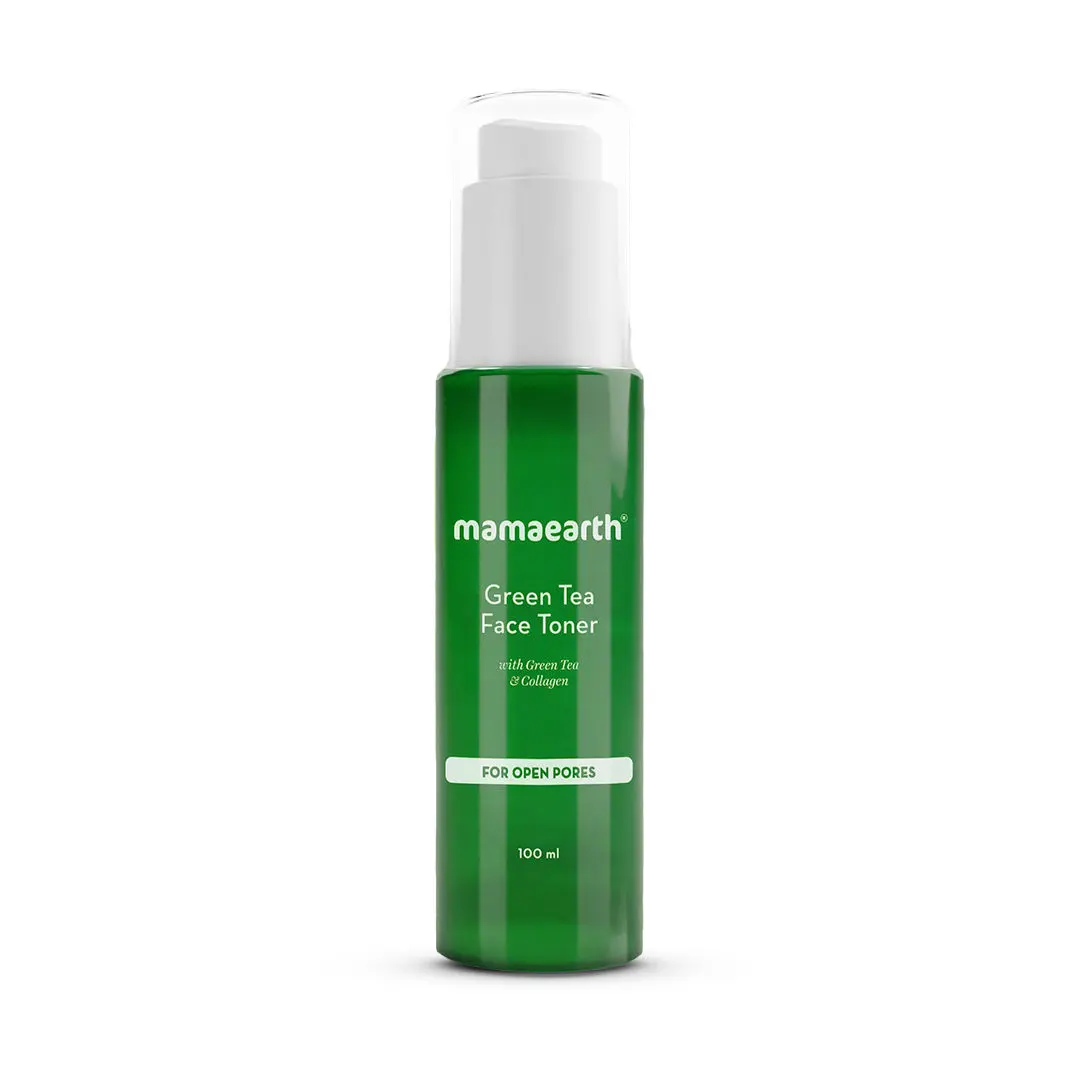 Mamaearth Green Tea Face Toner With Green Tea & Collagen For Open Pores - 100 ml