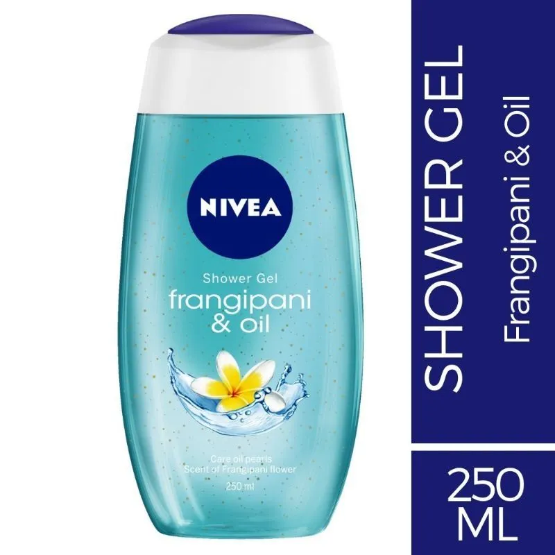 NIVEA Body Wash, Frangipani & Oil Shower Gel, Pampering Care & Refreshing Scent of Frangipani Flower