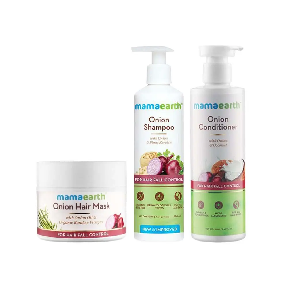 Mamaearth Onion Anti Hairfall Spa Kit