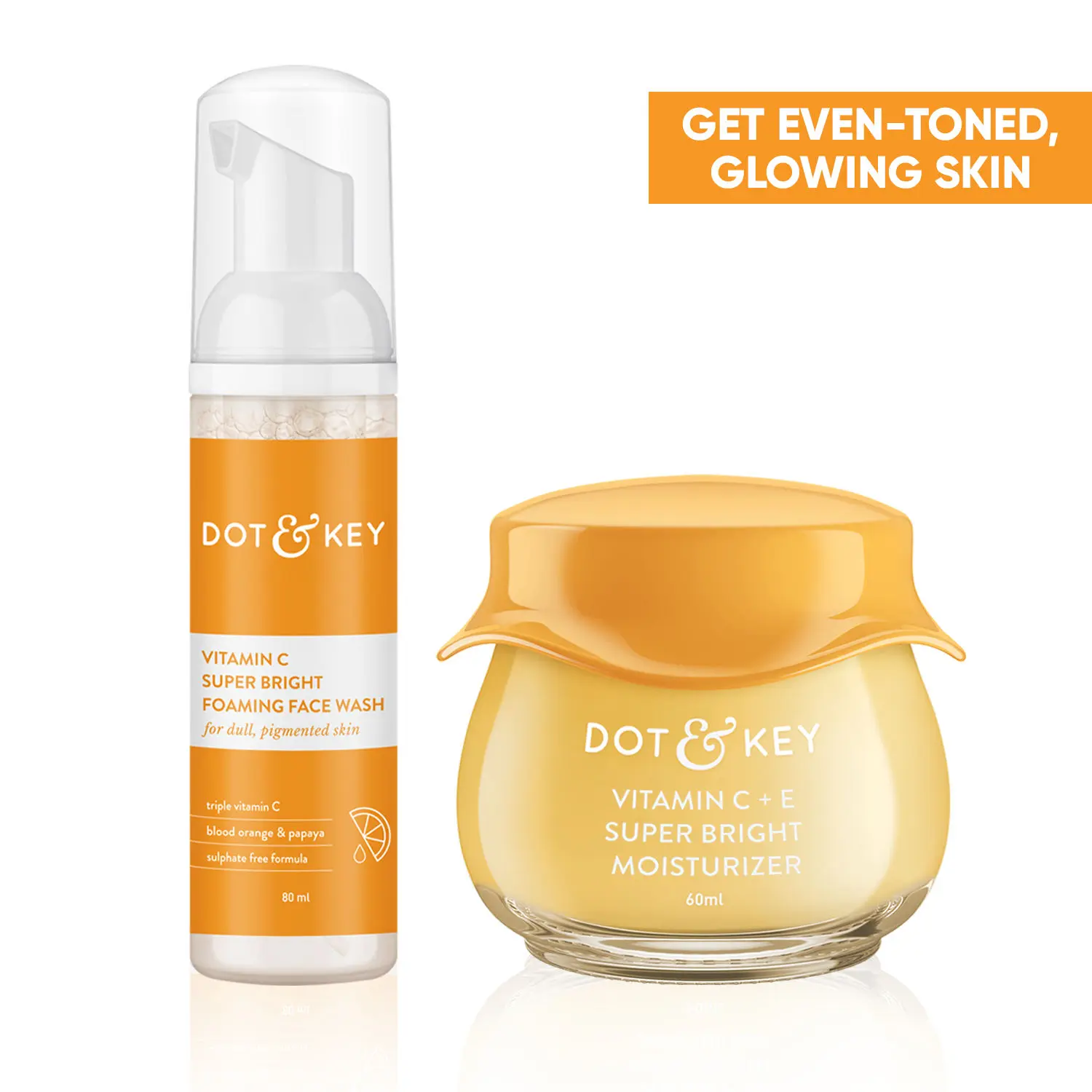 Dot & Key Bestselling Vitamin C Glow Essential Duo|Face wash,Moisturizer