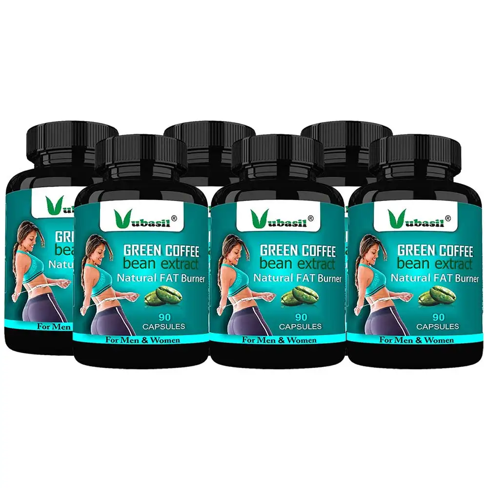 Vubasil Green Coffee Bean Extract Natural Fat Burner,  540 capsules