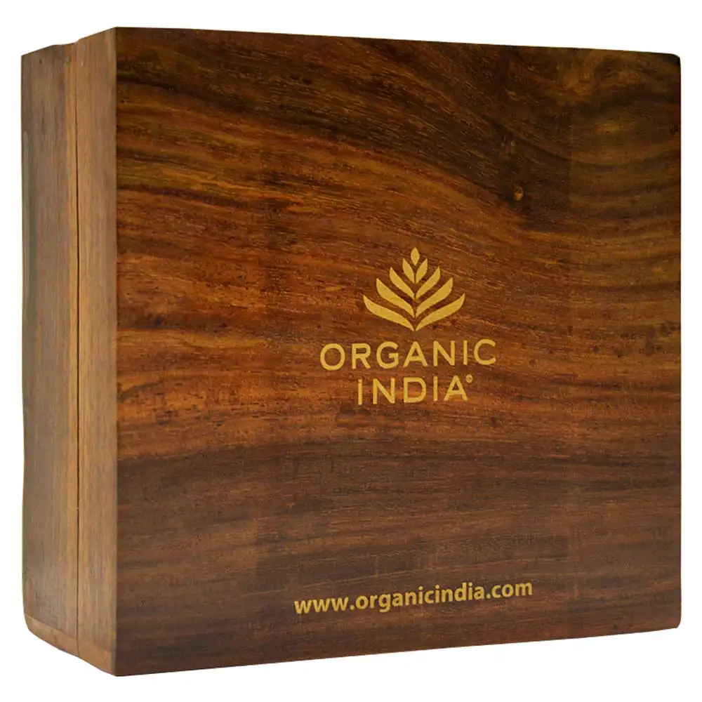 Organic India Executive Deluxe Wooden Gift,  Mixed  300 g