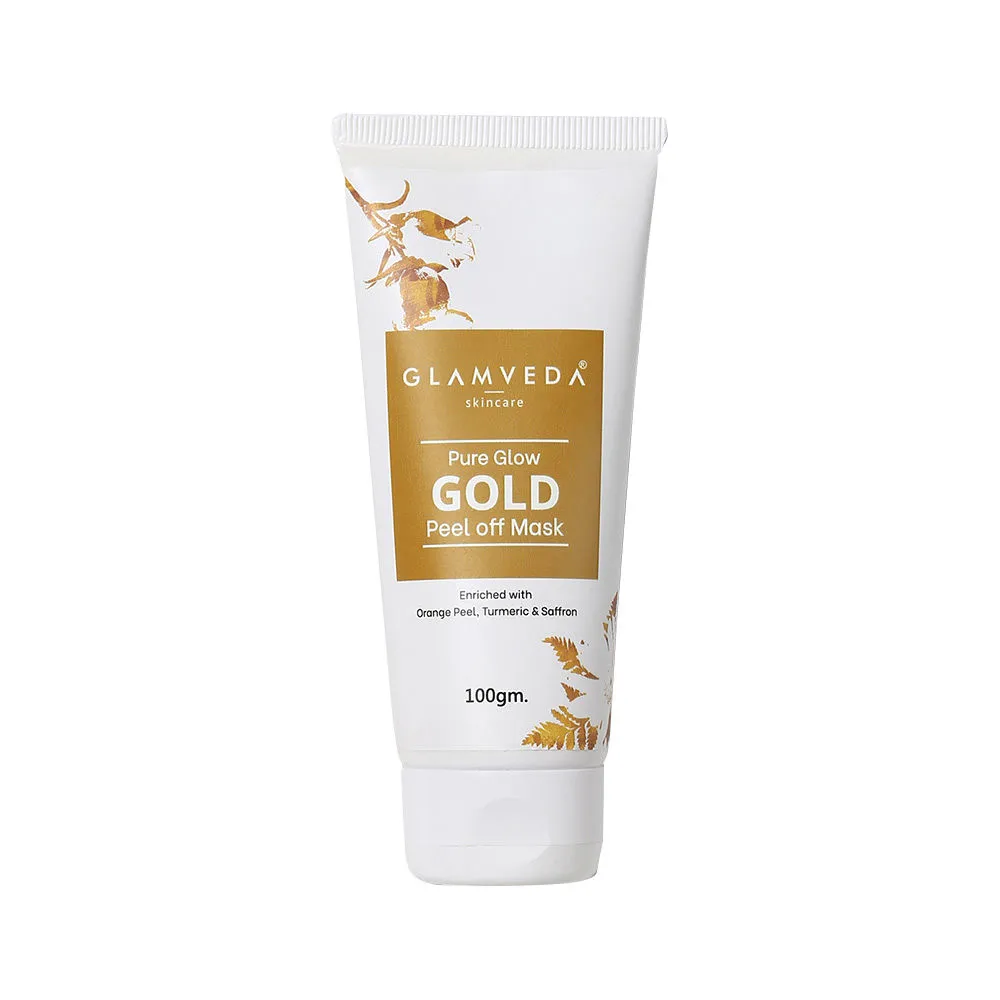 Glamveda Skincare Pure Glow Gold Peel Off Mask