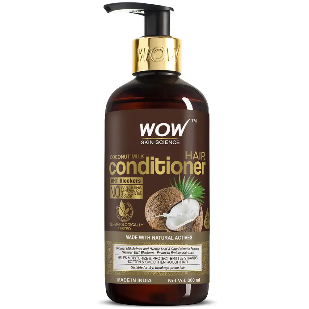 WOW Skin Science Coconut Milk Conditioner,  300 ml  for Dry & Breakage Hair