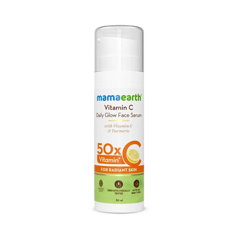 Mamaearth Vitamin C Daily Glow Face Serum With Vitamin C & Turmeric