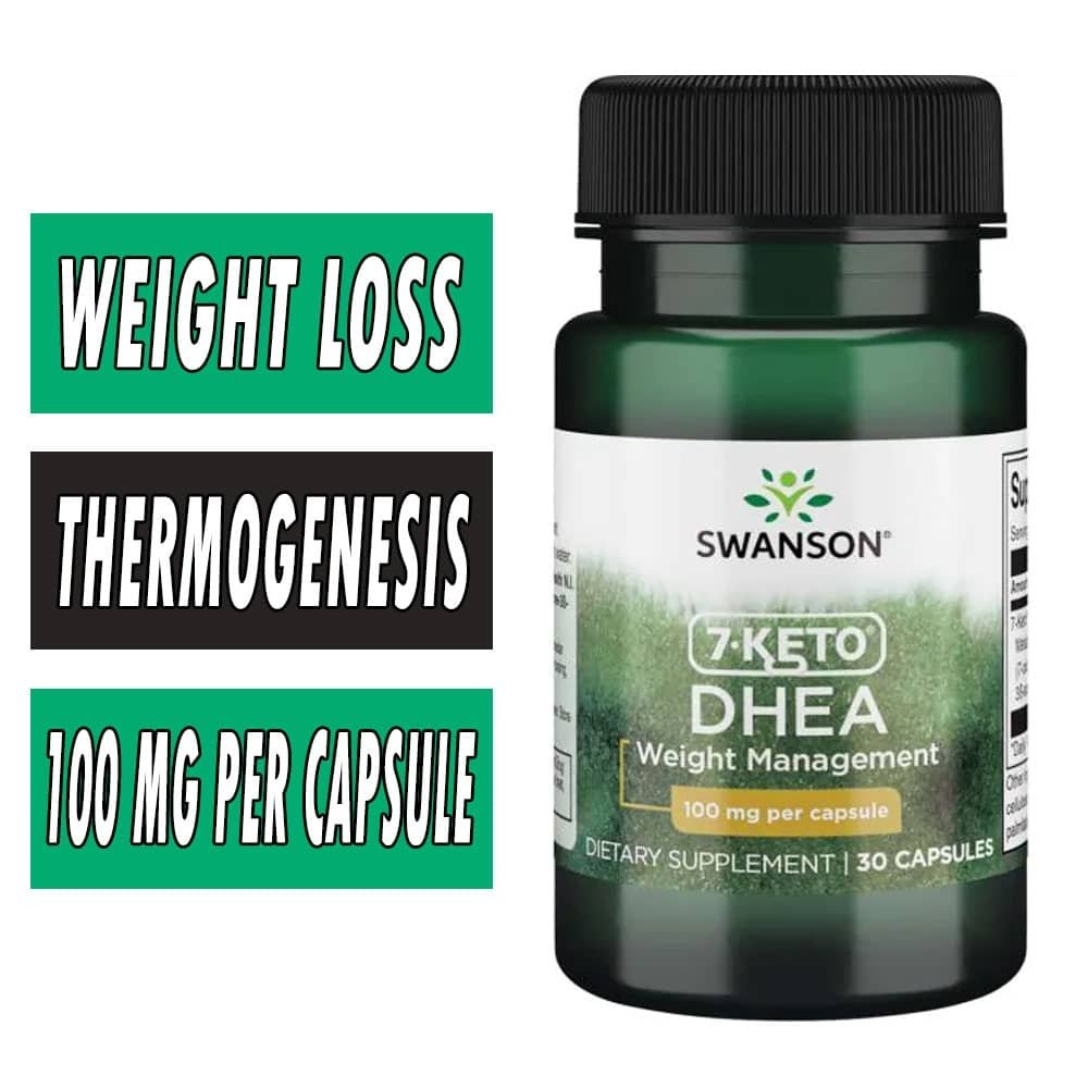 Swanson 7-Keto DHEA - 100 mg - 30 Capsules