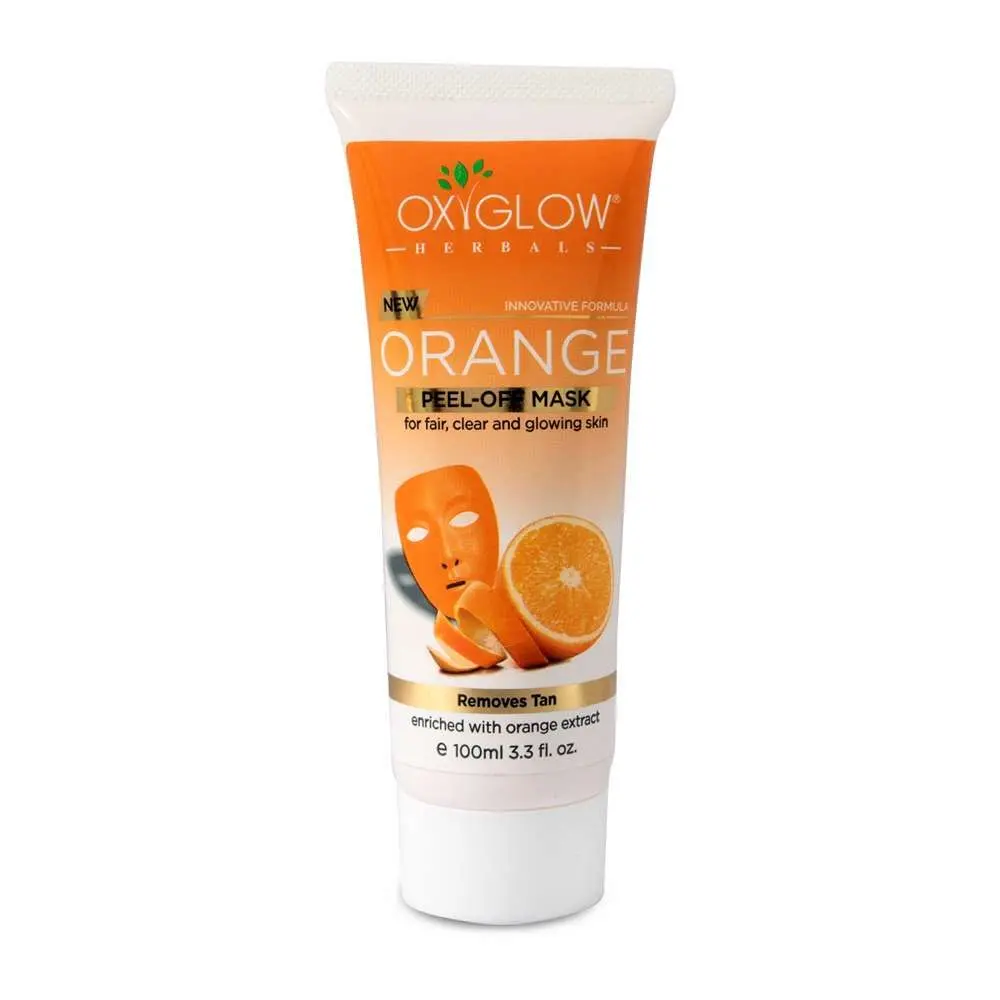 OxyGlow Herbals Orange Peel of Mask, 100 g, Instant Glow, Even Skin