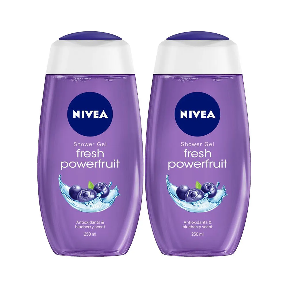 Nivea Powerfruit Fresh Shower Gel Combo (Pack Of 2)