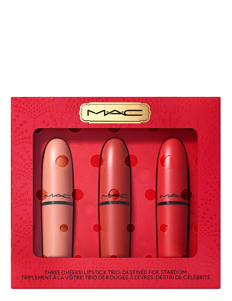 M.A.C Three Cheers! Lipstick Trio - Destined For Stardom