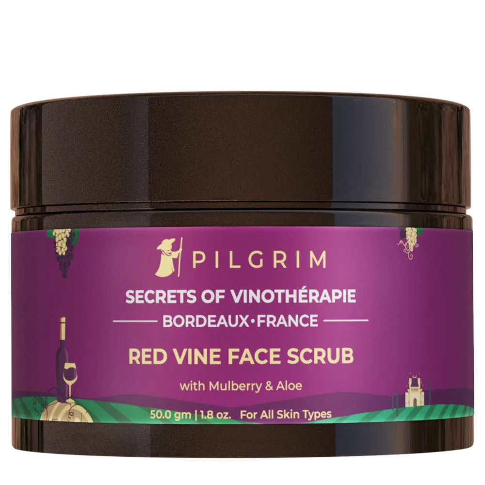 Pilgrim Red Vine Face Scrub with Mulberry & Aloe