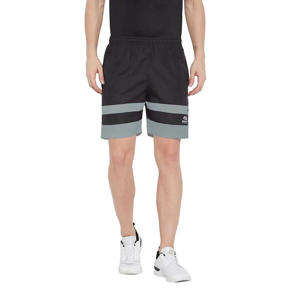 Masch Sports Mens Regular Fit Polyester Shorts,  Medium  Black