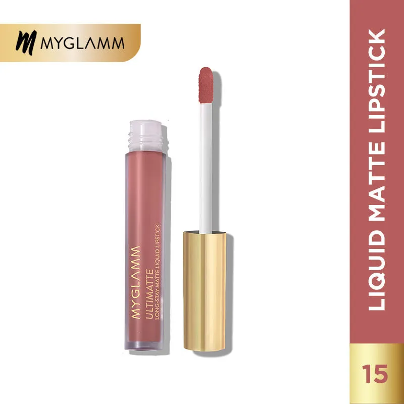 MyGlamm Ultimatte Long Stay Matte Liquid Lipstick - Mocha Icon