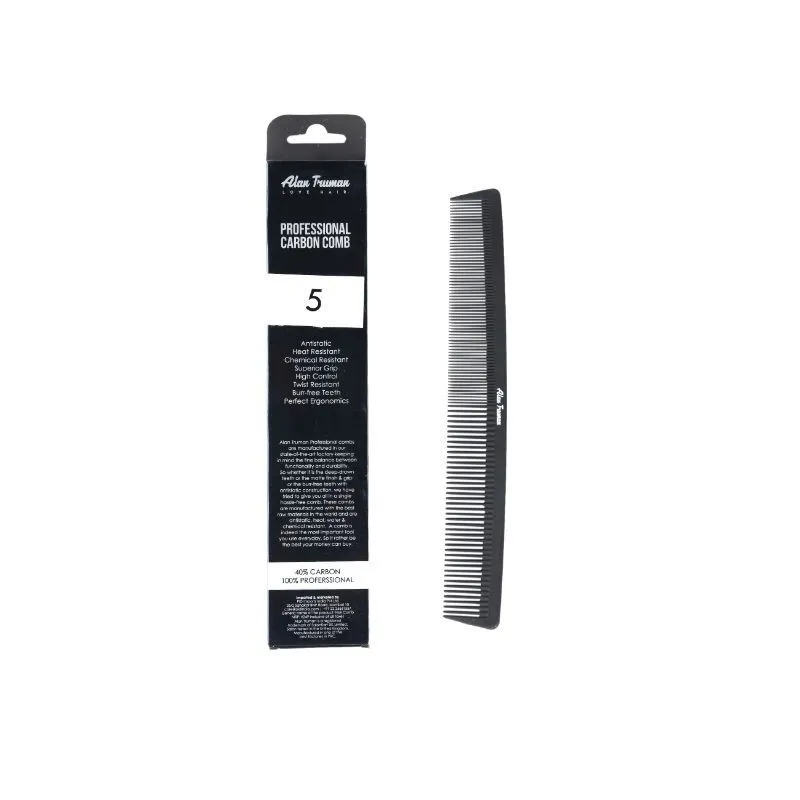 Alan Truman CB-05 Standard Fine Teeth Carbon Comb