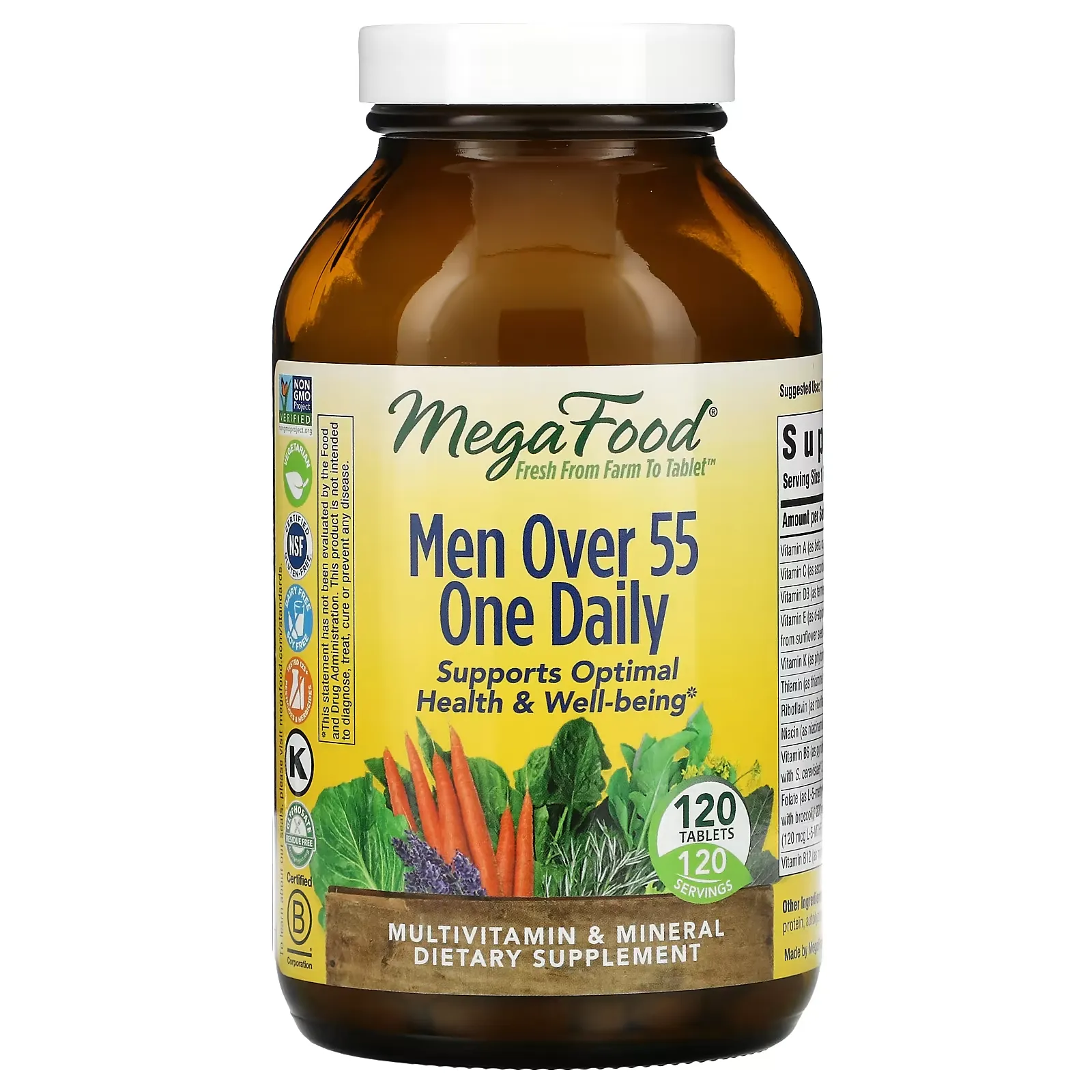 Men Over 55 One Daily, 120 Tablets