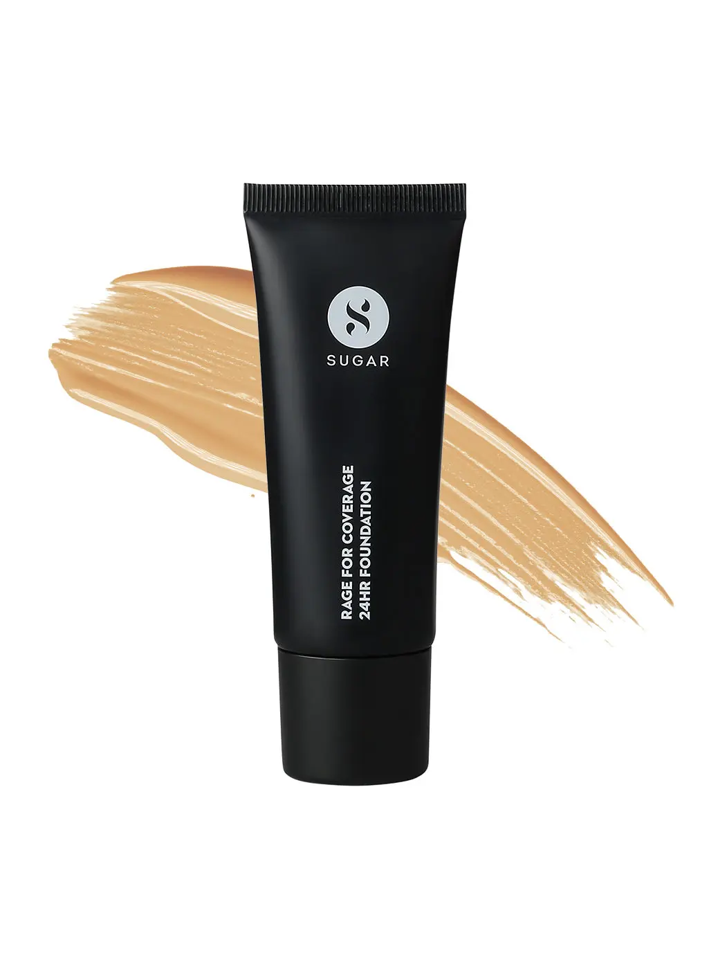 SUGAR Cosmetics Rage Matte Finish Full Coverage, Ultra Creamy 24Hr Long lasting Foundation Cream (37 Freddo | Medium Beige, Golden Peach Undertone - 25 ml)