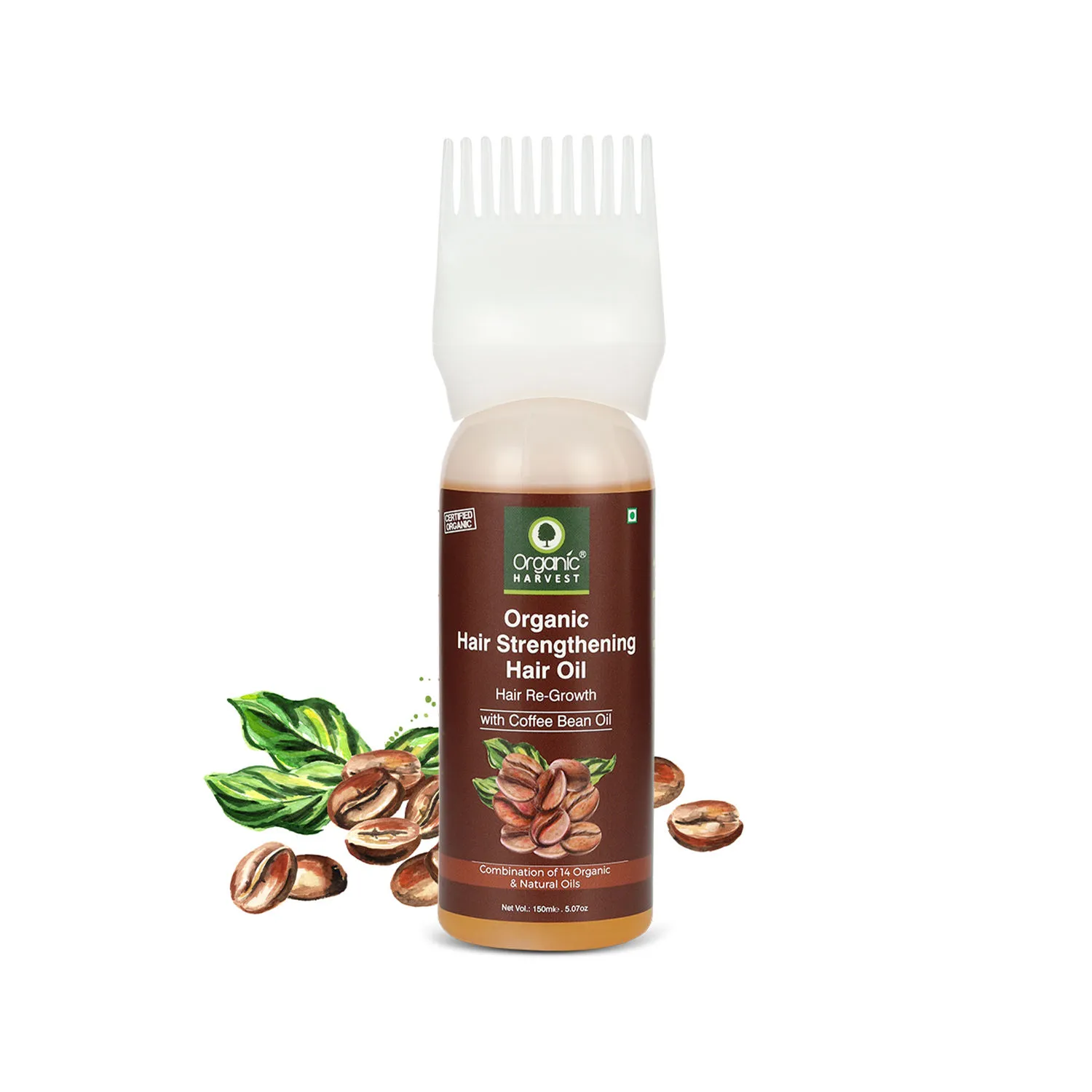 Organic Harvest Hair Strengthening Coffee Hair Oil