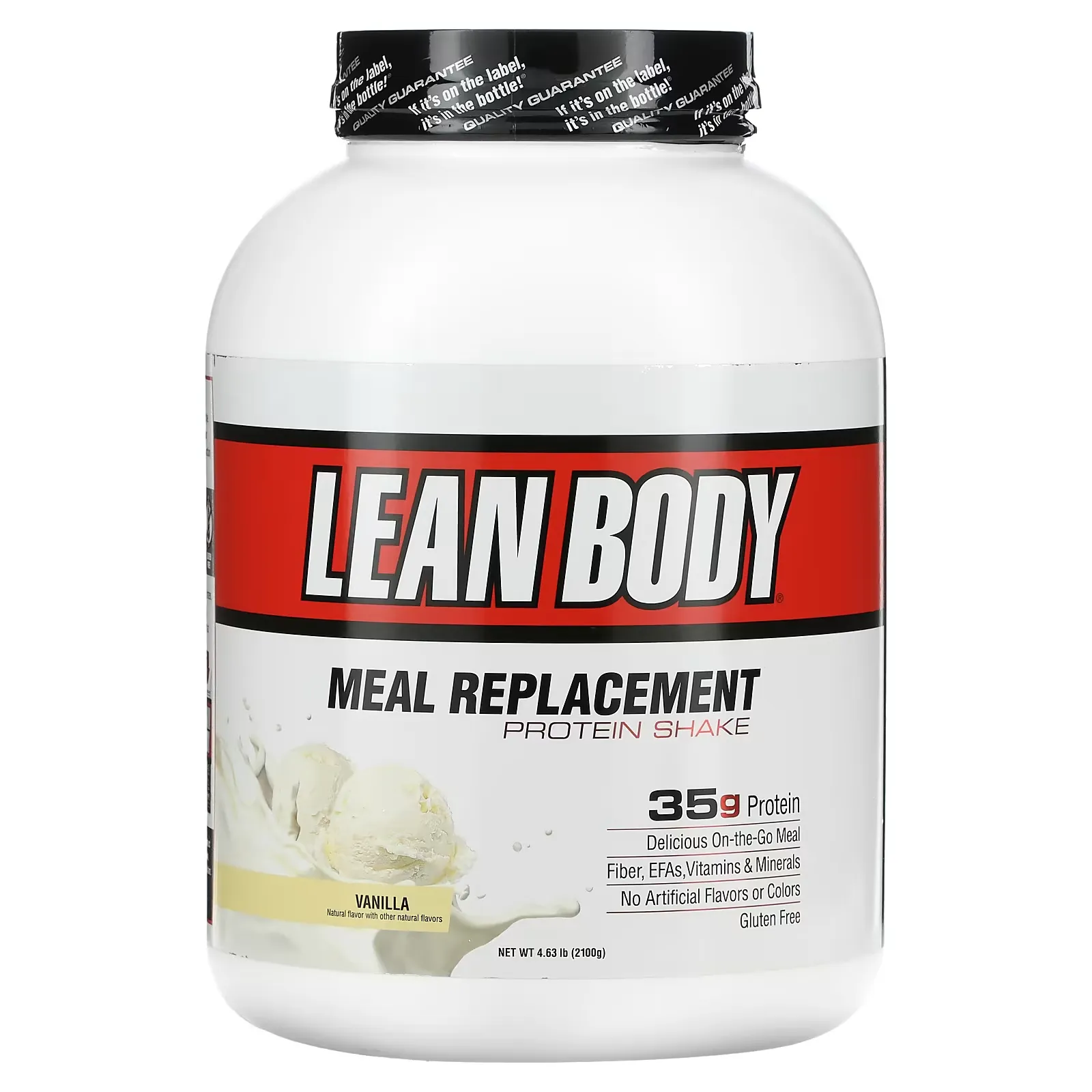 Lean Body, Meal Replacement Protein Shake, Vanilla, 4.63 lb (2100 g)