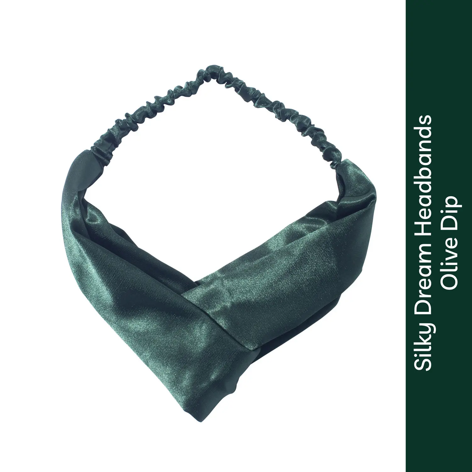 SQ Silky Dream Headbands - Olive Dip - Olive