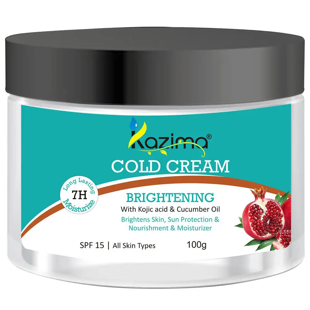 Kazima Brightening Cold Cream,  100 g  for Brightens Skin, Sun Protection, Nourishment & Moisturizer