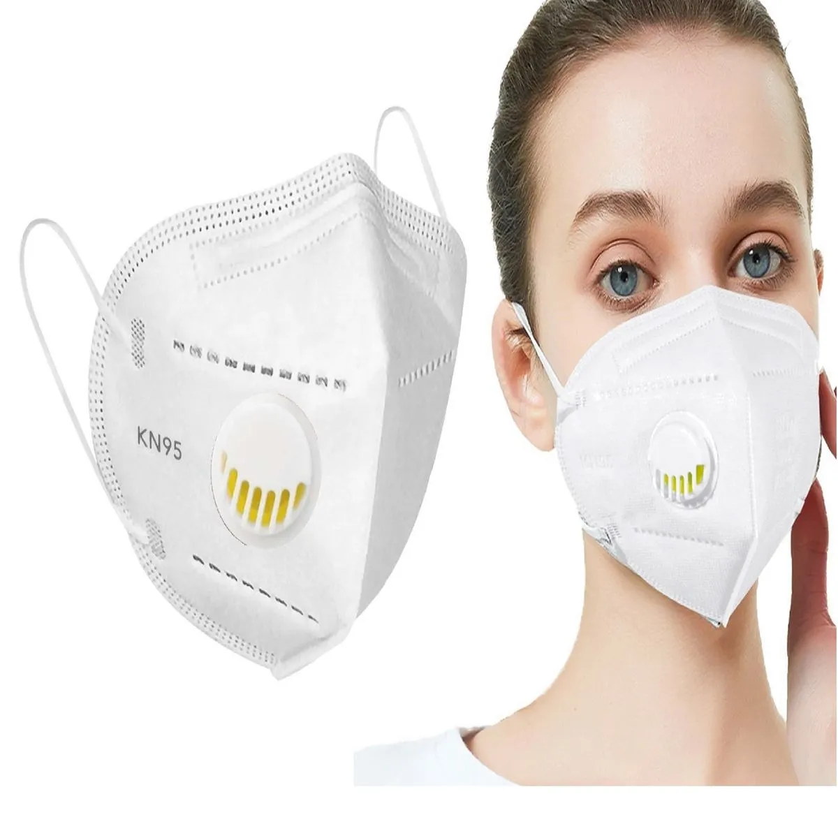 OOMPH Pack of 1 Anti-Pollution Reusable 5 Layer Mask - White