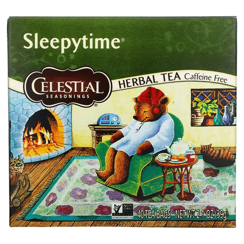 Herbal Tea, Sleepytime, Caffeine Free, 40 Tea Bags, 2.1 oz (59 g)