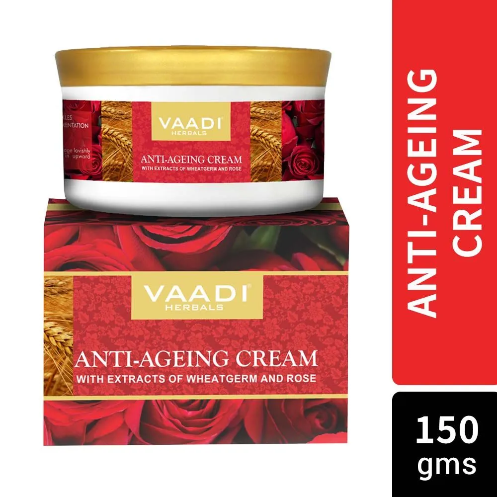 Vaadi Herbals Anti Ageing Cream with Extracts Of Wheatgerm and Rose