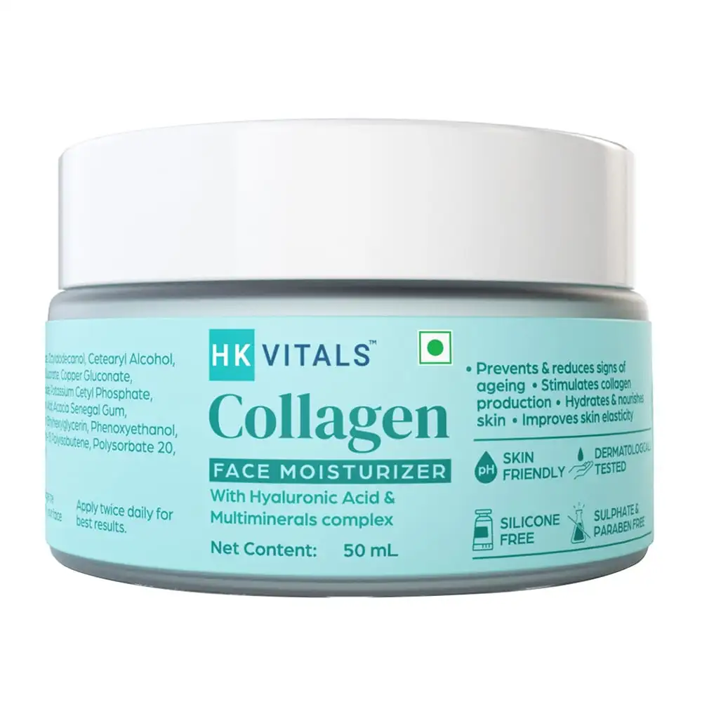 Healt HK Vitals Collagen Face Moisturizer,  50 ml  with Hyaluronic Acid