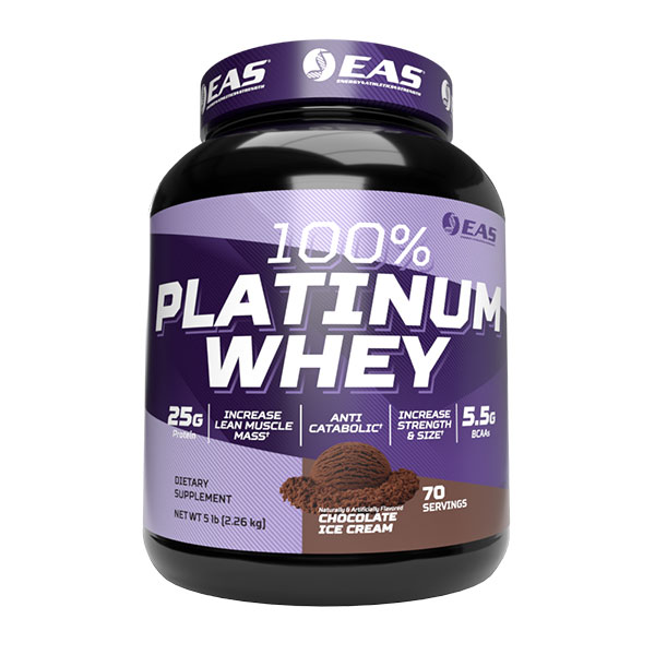 EAS Platinum Whey - Chocolate Ice Cream - 5LB