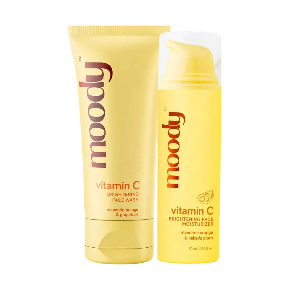 Moody Cleanse & Hydrate Duo Vitamin C Face Wash + Moisturizer