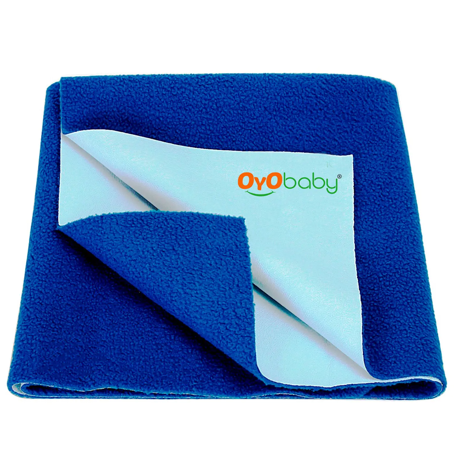 OYO Baby Waterproof Bed Protector Baby Dry Sheet, Large, Royal Blue (140 cm x 100 cm)