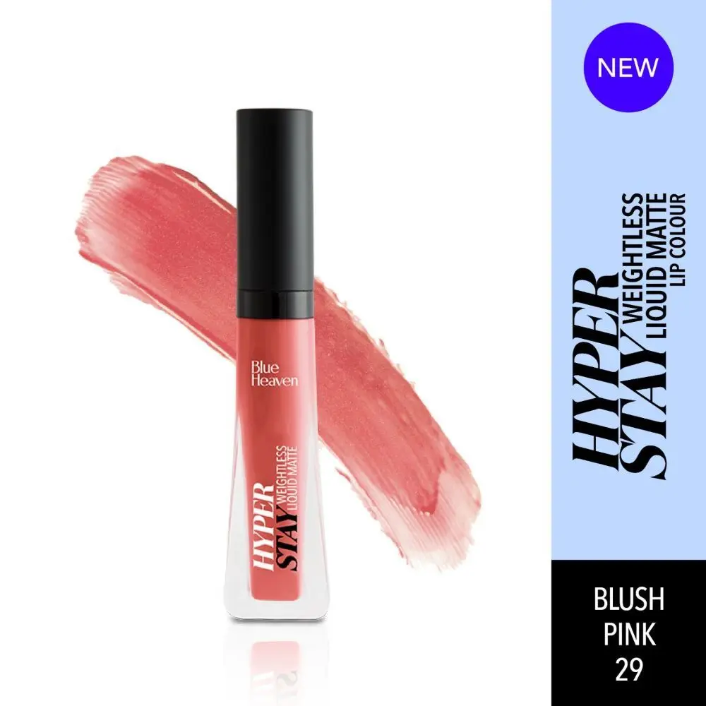 Blue Heaven Hyperstay Weightless Liquid Matte Lipcolor, Blush Pink -29, 6ml