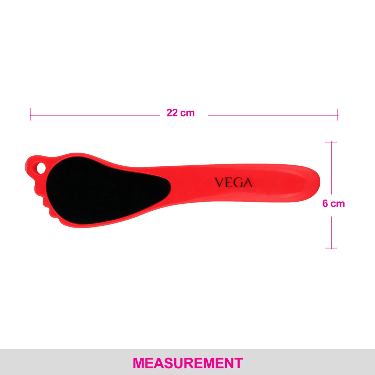 VEGA Red Emery Foot File, (PD-18)