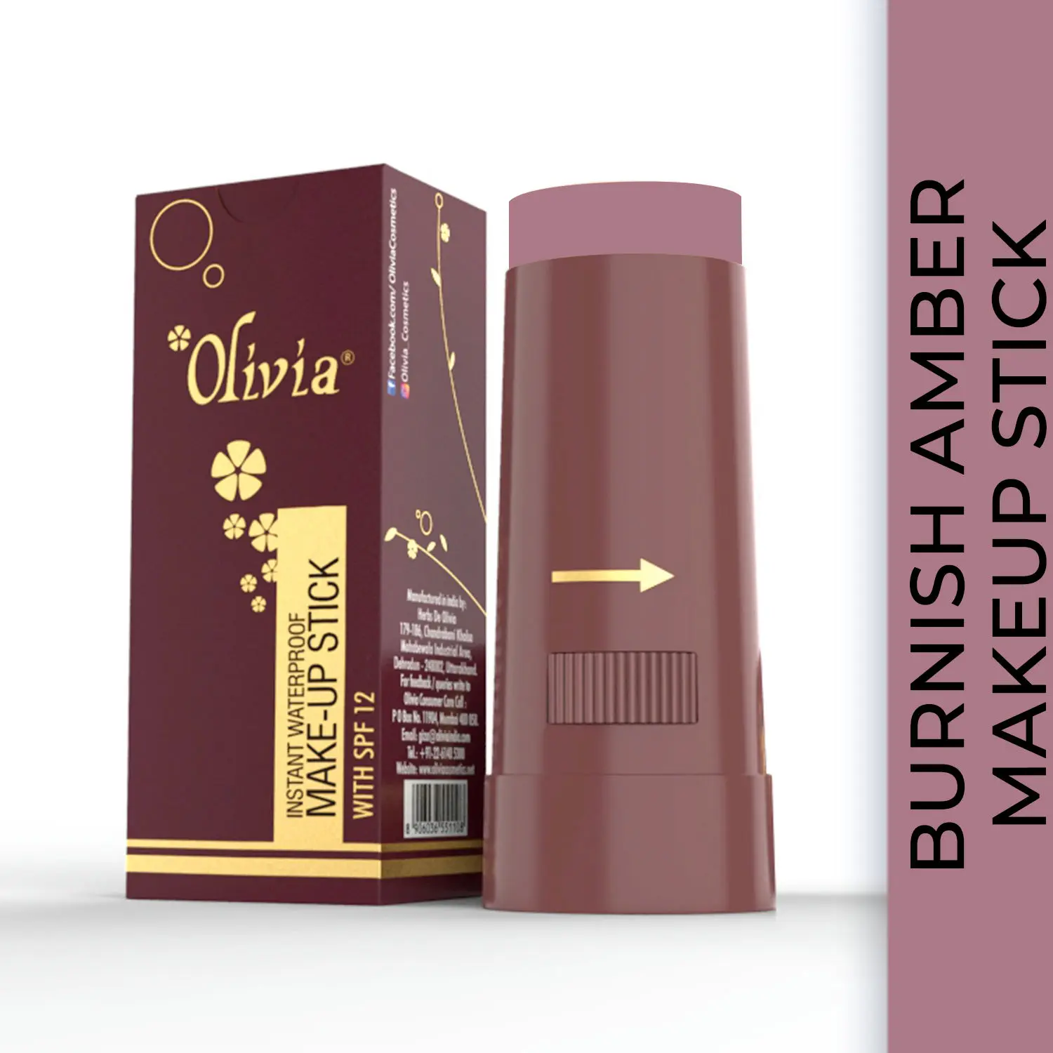 Olivia Makeup Stick Burnish Ambar (15 g)