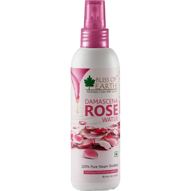 Bliss Of Earth 100% Pure Damascena Rose Water