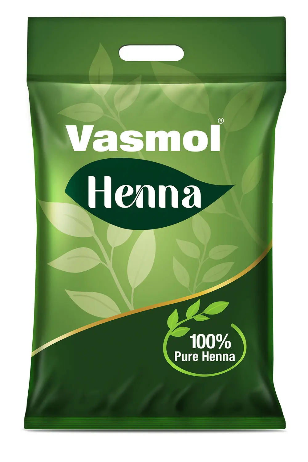 Vasmol Henna 100% Pure Henna Powder (Mehendi) I For Grey Hair Coverage, Hair Conditioning & Nourishment I For Mehndi designs on Hands and Feet I For Hair Colour I Suitable for Men and Women - 500 gms