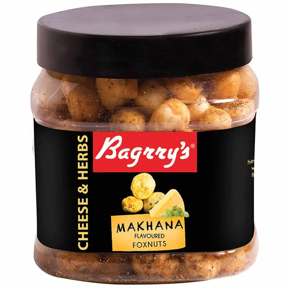 Bagrrys Makhana Flavoured Foxnuts,  Cheese & Herbs  100 g