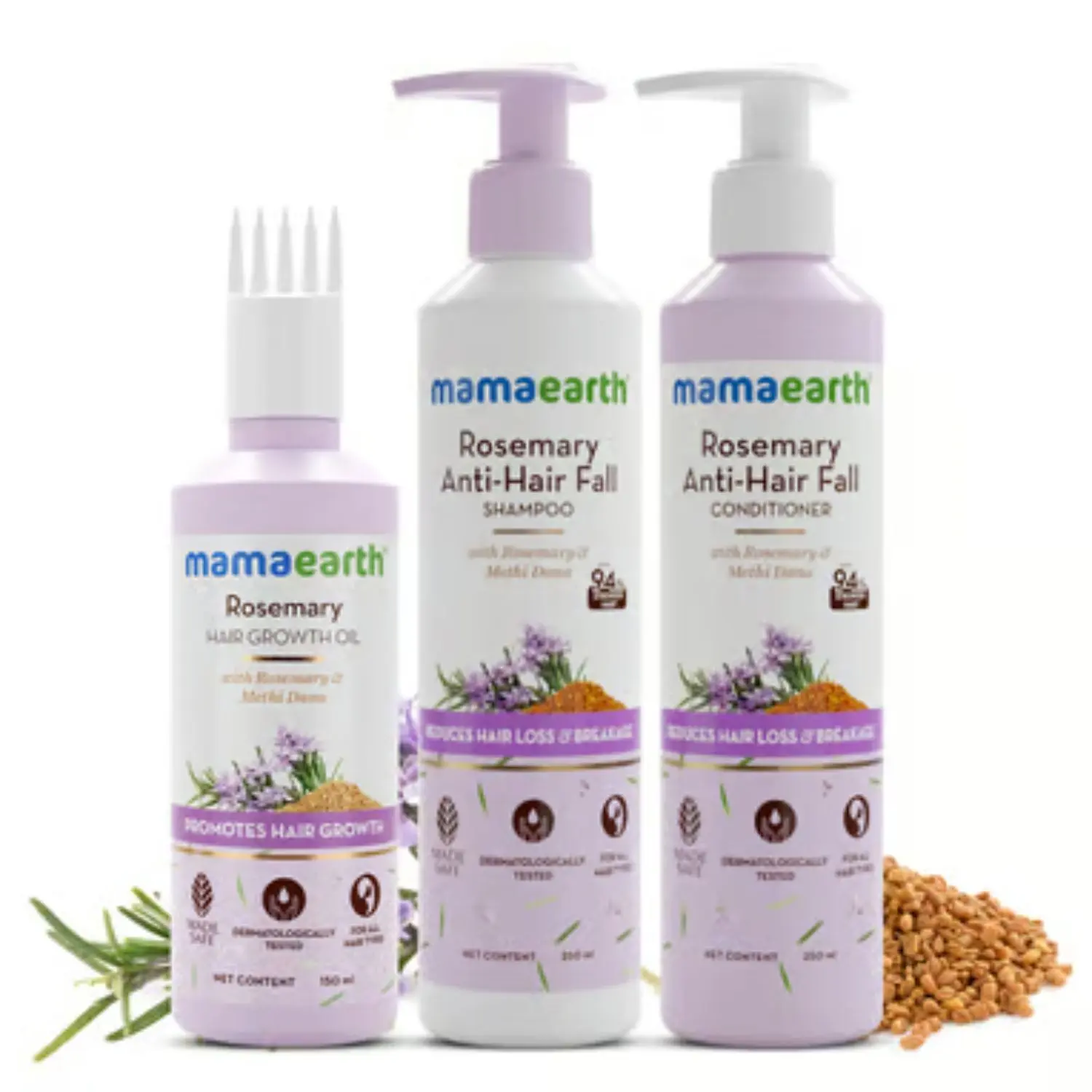 Mamaearth Rosemary Hair Care Kit - 650 ml