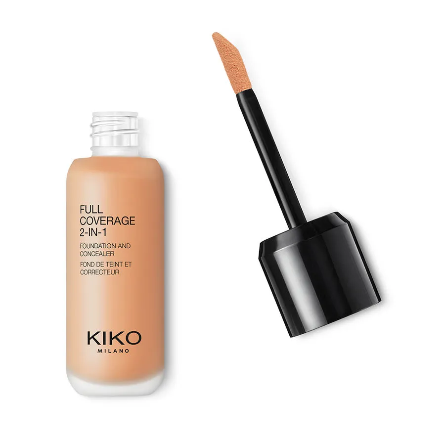 Kiko Milano Full Coverage 2-In-1 Foundation & Concealer - Warm Beige 30