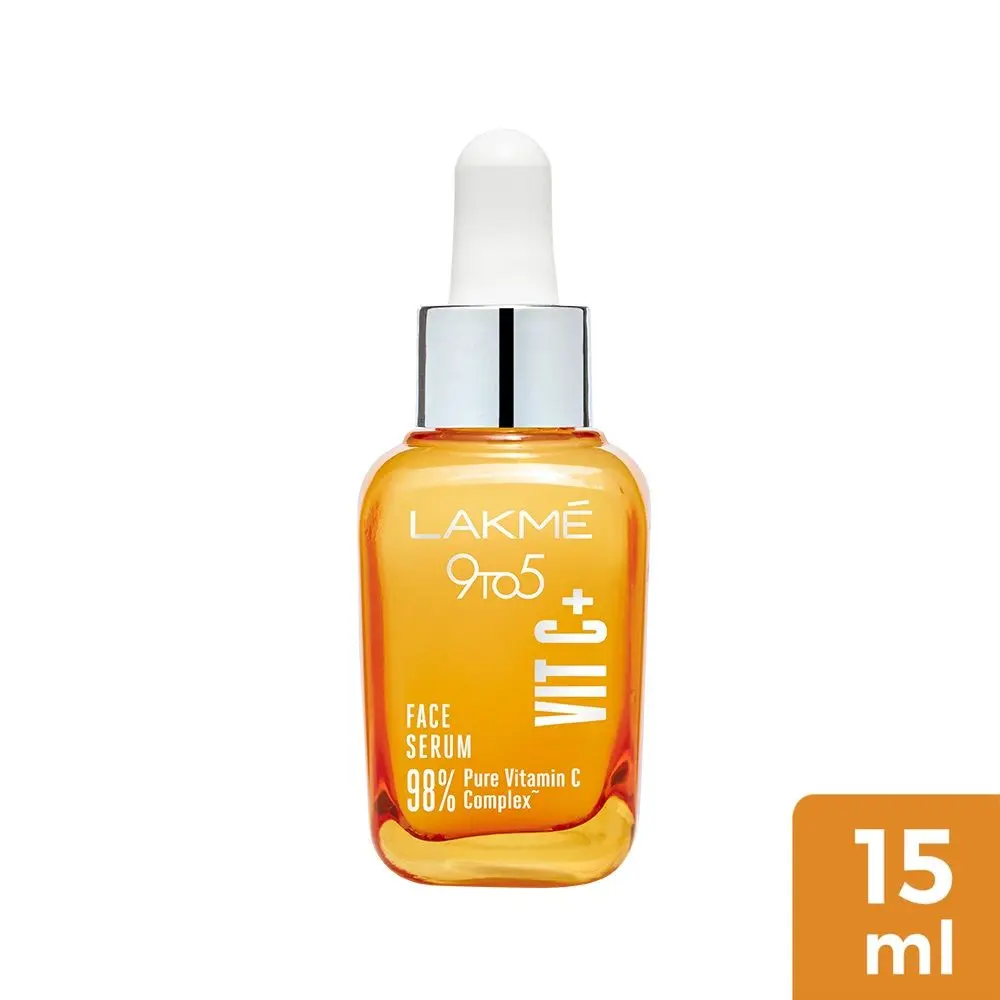 Lakme 9To5 Vitamin C+ Facial Serum With 98% Pure Vitamin C Complex For Healthy Glowing Skin