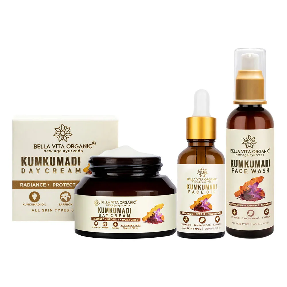 Bella Vita Organic The Ultimate Glow Booster Kumkumadi Combo