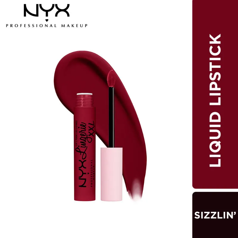 NYX Professional Makeup Lip Lingerie XXL Matte Liquid Lipstick - Sizzlin