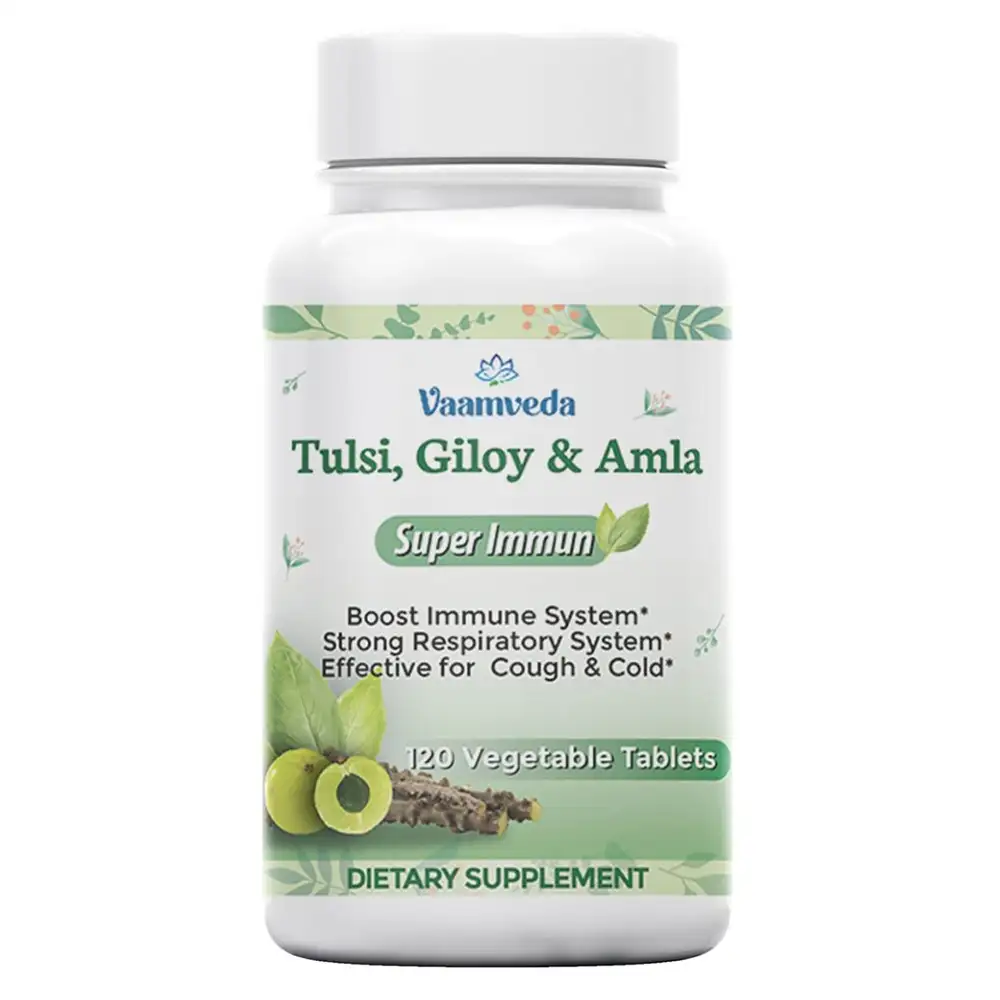 Vaamveda Tulsi Giloy Amla Immunity Booster Supplements,  120 tablet(s)