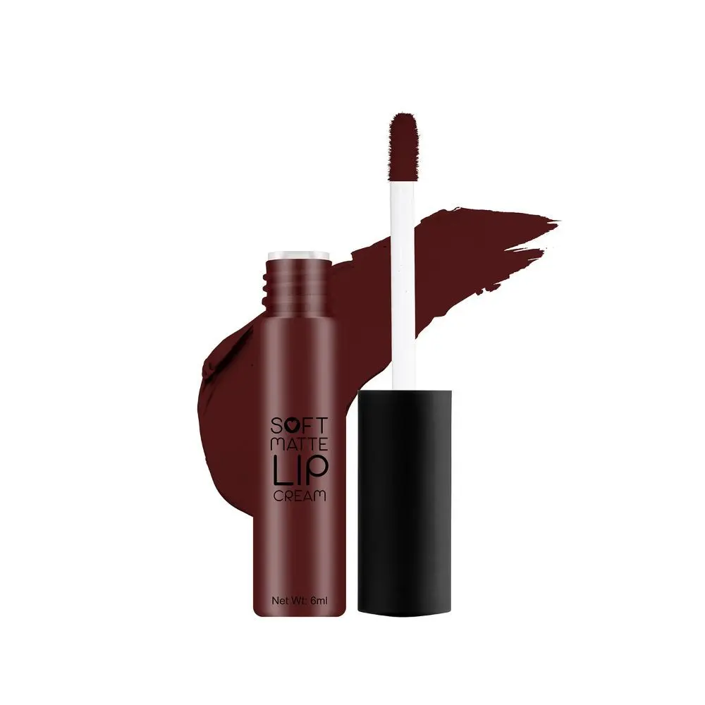 Swiss Beauty Soft Matte Lip Cream - Maroon (6 ml)